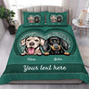 Dog Personalized Bedding Set, Personalized Gift for Dog Lovers, Dog Dad, Dog Mom - BD149PS05 - BMGifts