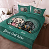 Dog Personalized Bedding Set, Personalized Gift for Dog Lovers, Dog Dad, Dog Mom - BD149PS05 - BMGifts