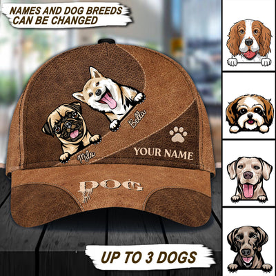 Dog Personalized Classic Cap, Personalized Gift for Dog Lovers, Dog Dad, Dog Mom - CP056PS11 - BMGifts