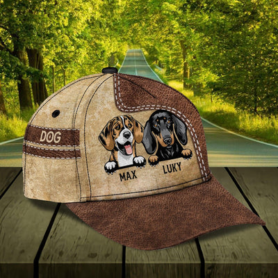 Dog Personalized Classic Cap, Personalized Gift for Dog Lovers, Dog Dad, Dog Mom - CP222PS11 - BMGifts