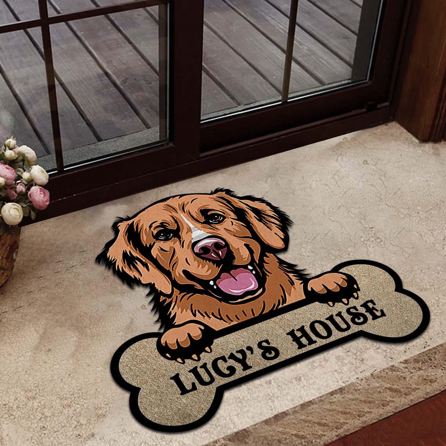 Keep Door Closed Dogs And Cats, Personalized Doormat, Custom Gift For Pet  Lovers