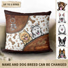 Dog Personalized Linen Pillow, Personalized Gift for Dog Lovers, Dog Dad, Dog Mom - PL008PS02 - BMGifts