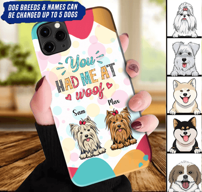 Dog Personalized Phonecase, Personalized Gift for Dog Lovers, Dog Dad, Dog Mom - PC016PS04 - BMGifts (formerly Best Memorial Gifts)