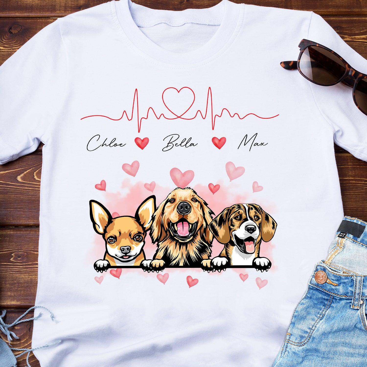 Dog Personalized Shirt, Personalized Gift for Dog Lovers, Dog Dad, Dog Mom - TS314PS05 - BMGifts
