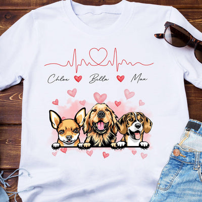Dog Personalized Shirt, Personalized Gift for Dog Lovers, Dog Dad, Dog Mom - TS314PS05 - BMGifts