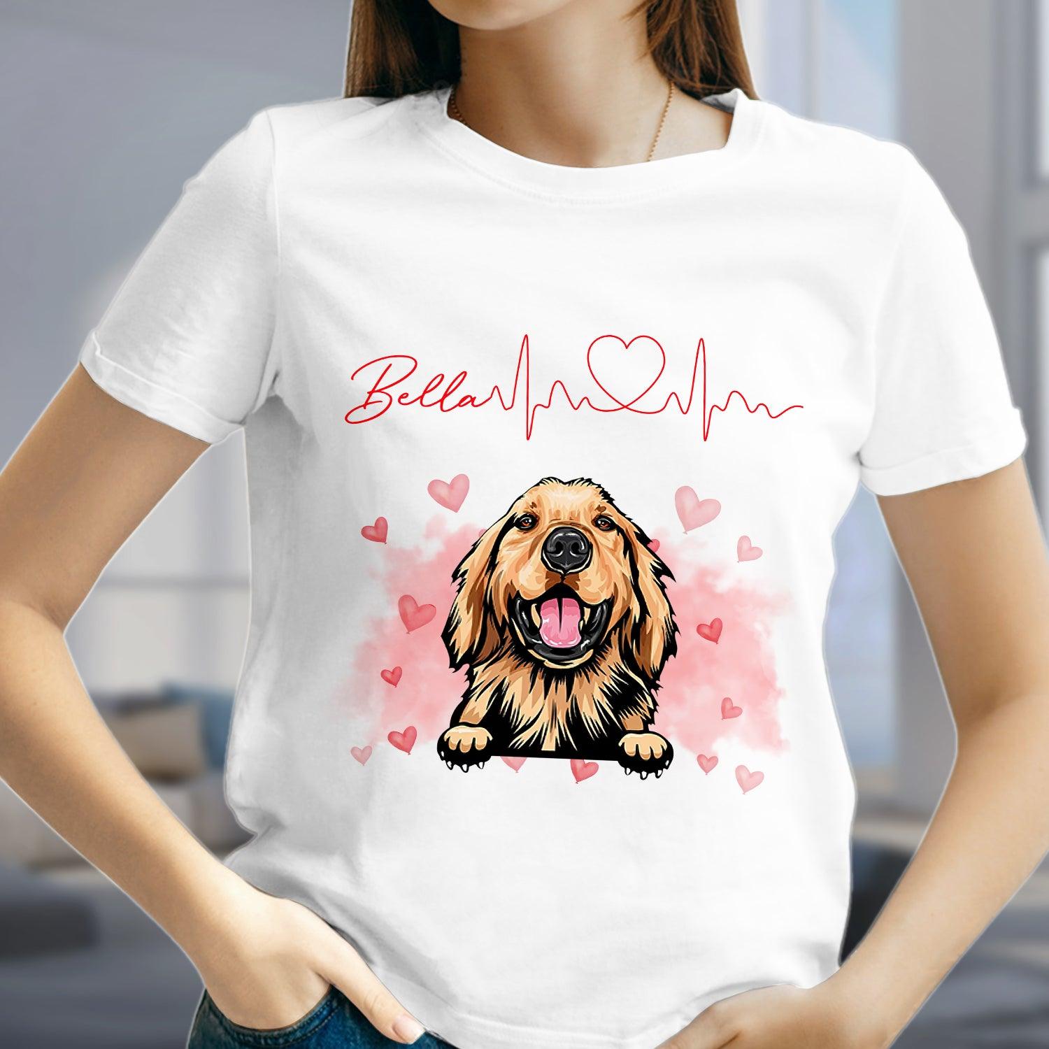 Dog Personalized Shirt, Personalized Gift for Dog Lovers, Dog Dad, Dog Mom - TS314PS05 - BMGifts