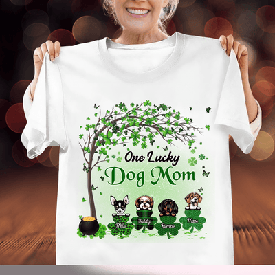 Dog Personalized Shirt, St Patrick's Day Personalized Gift for Dog Lovers, Dog Dad, Dog Mom - TS319PS05 - BMGifts