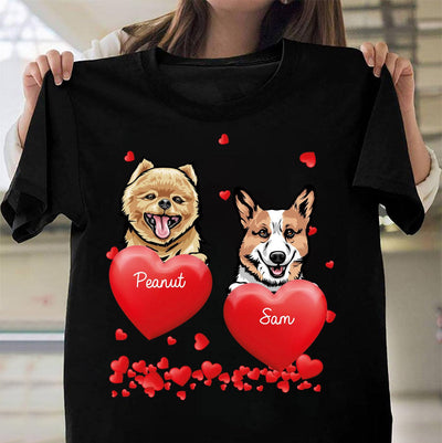 Dog Personalized T-shirt, Personalized Gift for Dog Lovers, Dog Dad, Dog Mom - TS027PS11 - BMGifts (formerly Best Memorial Gifts)