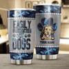 Dog Personalized Tumbler, Personalized Gift for Dog Lovers, Dog Dad, Dog Mom - TB031PS11 - BMGifts