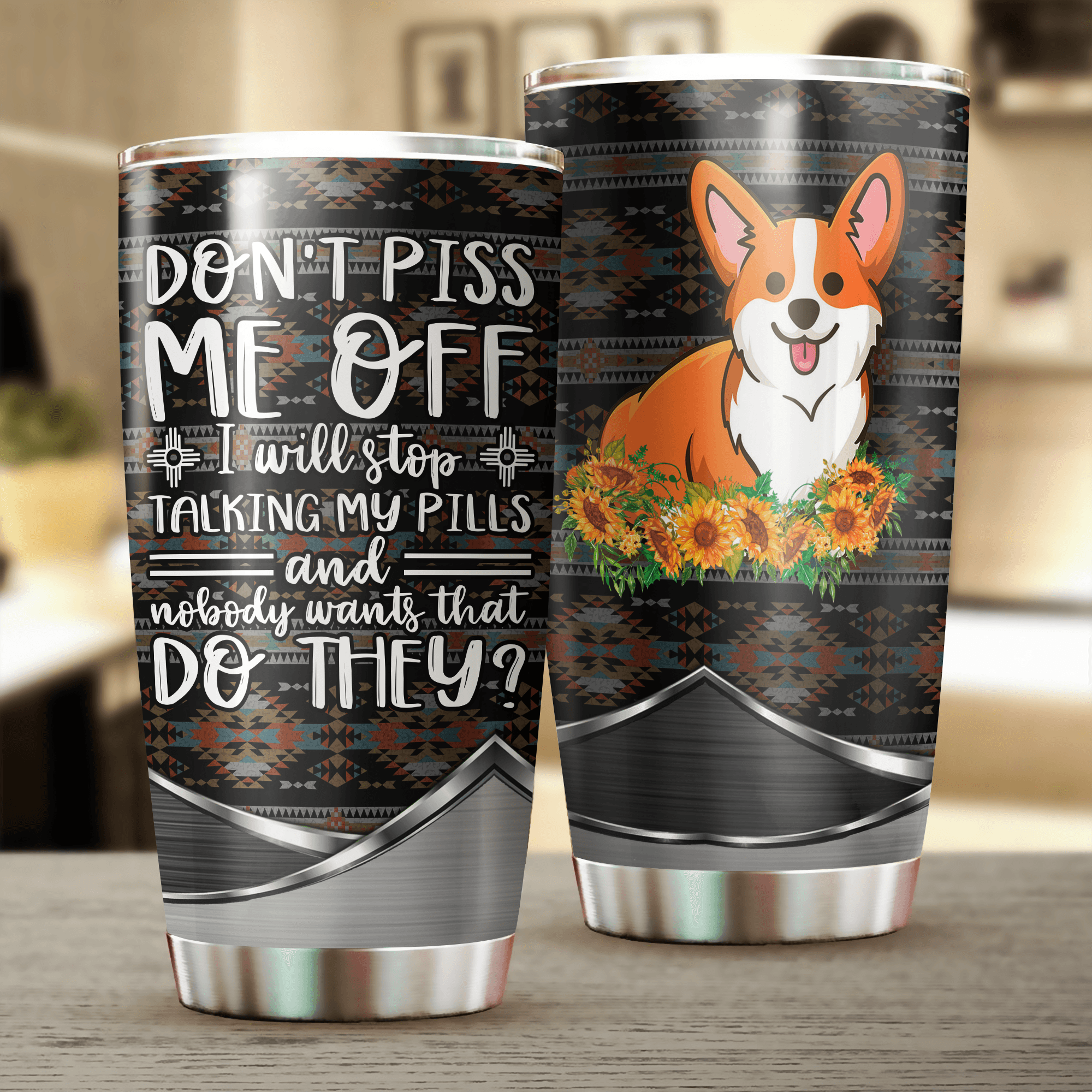 Dog Tumbler, Gift for Dog Lovers, Dog Dad, Dog Mom - TB132PA - BMGifts