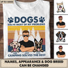 Dogs Solve Most Of My Problems Camping Solves The Rest Personalized Shirt, Personalized Gift for Camping Lovers - TS177PS02 - BMGifts