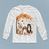 Fall Pumpkin And Dog Personalized Shirt, Halloween Gift, Personalized Gift for Dog Lovers, Dog Dad, Dog Mom - TS423PS02 - BMGifts