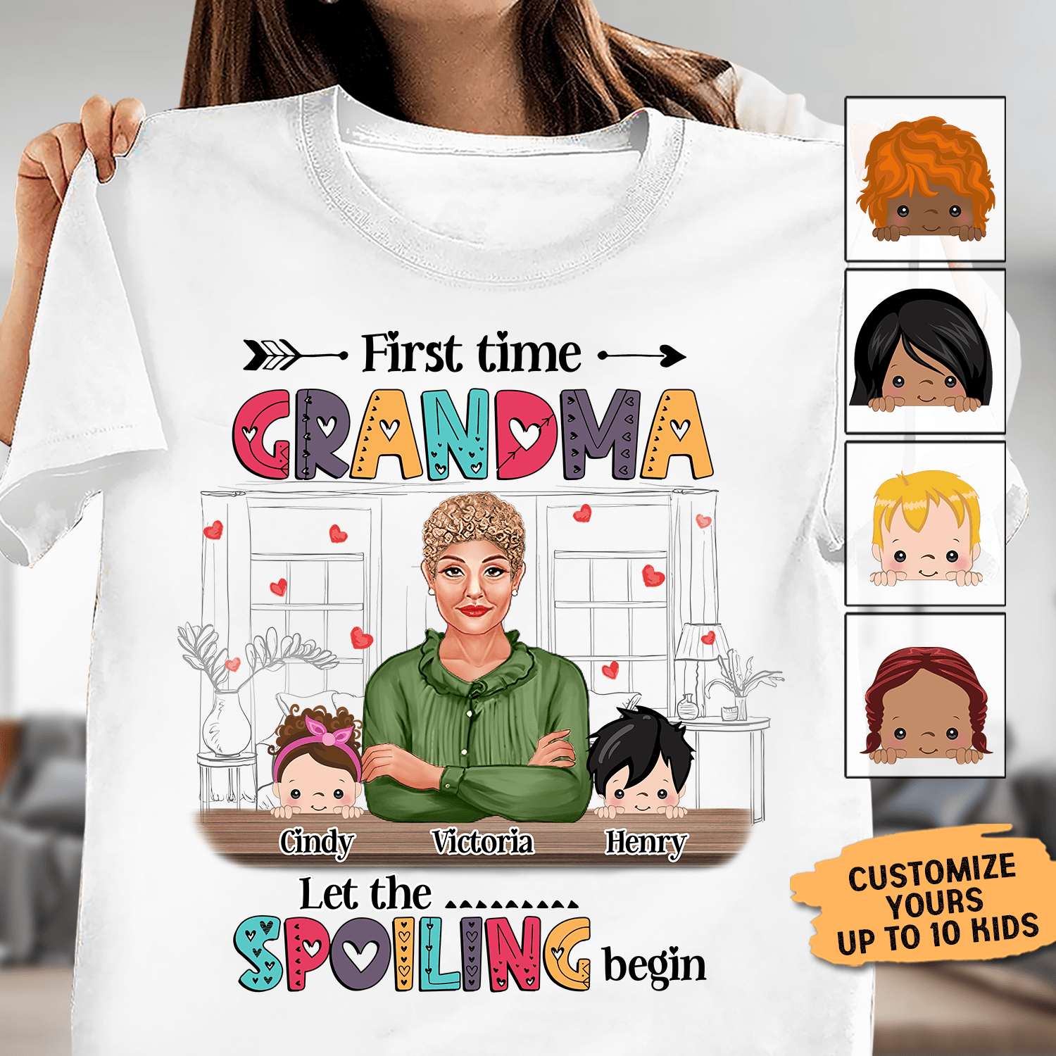 first time grandma t shirt