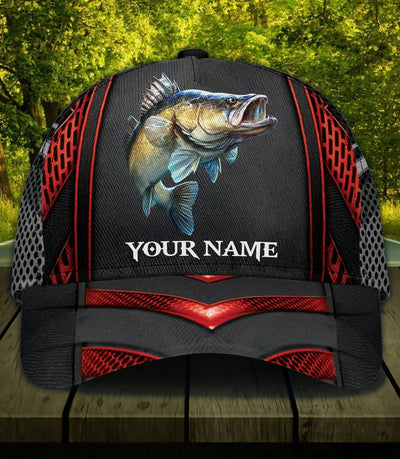 Fishing Lovers Personalized Classic Cap, Personalized Gift for Fishing Lovers - CP006PS09 - BMGifts