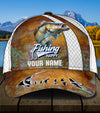 Fishing Make Me Happy Personalized Classic Cap, Personalized Gift for Fishing Lovers - CP012PS08 - BMGifts