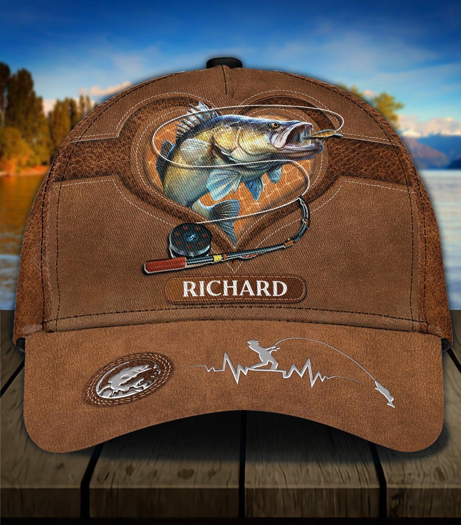 Fishing Personalized Classic Cap, Personalized Gift for Fishing