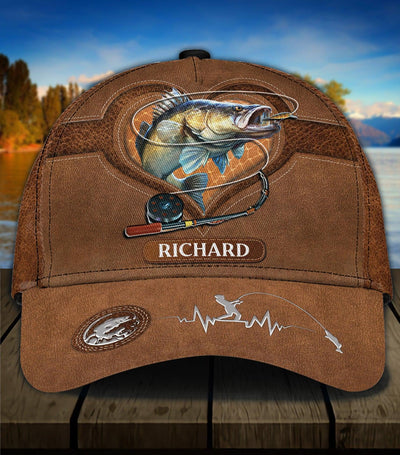 Fishing Personalized Classic Cap, Personalized Gift for Fishing Lovers - CP050PS - BMGifts