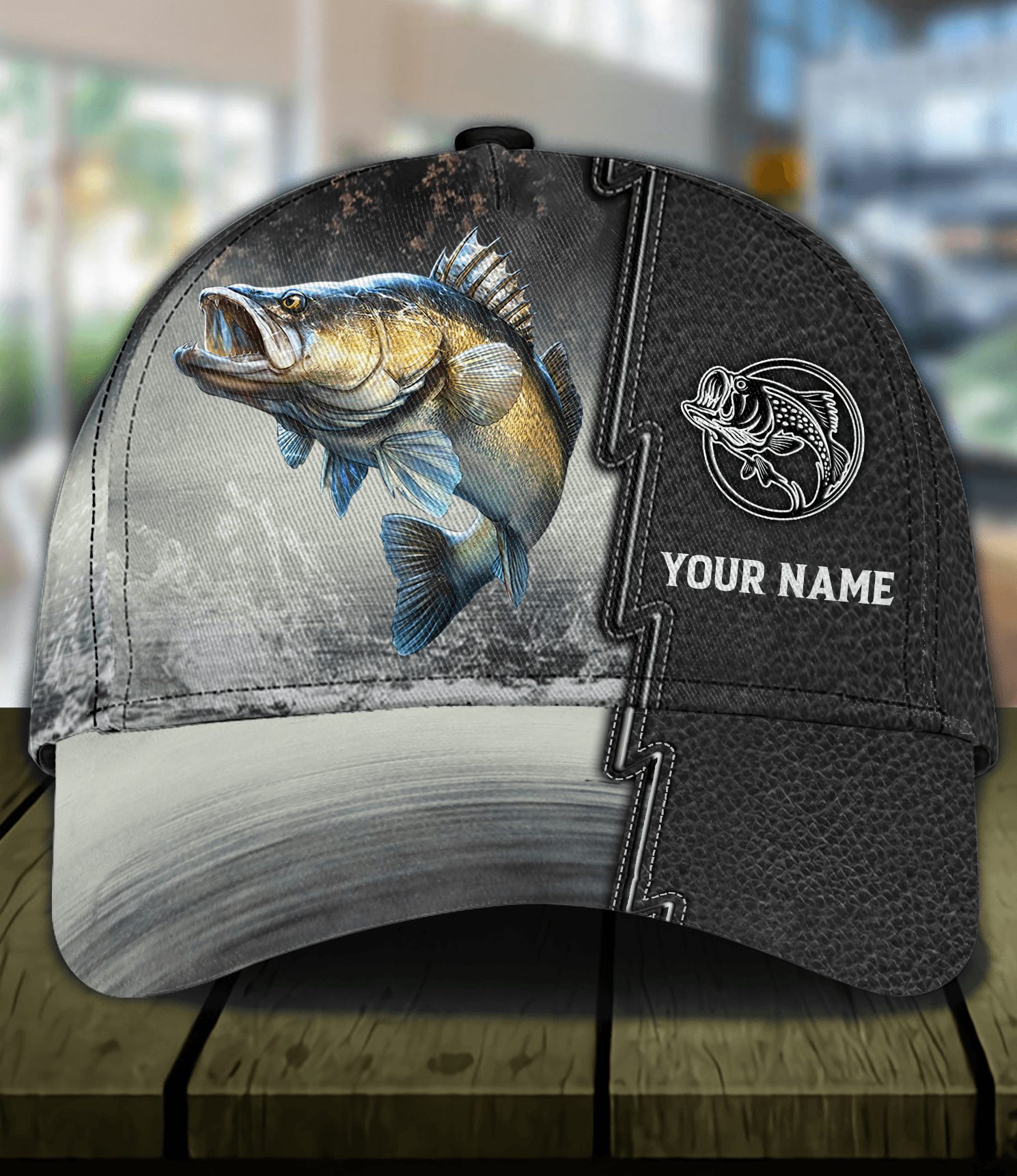 Fishing Personalized Classic Cap, Personalized Gift for Fishing Lovers - CP140PS11