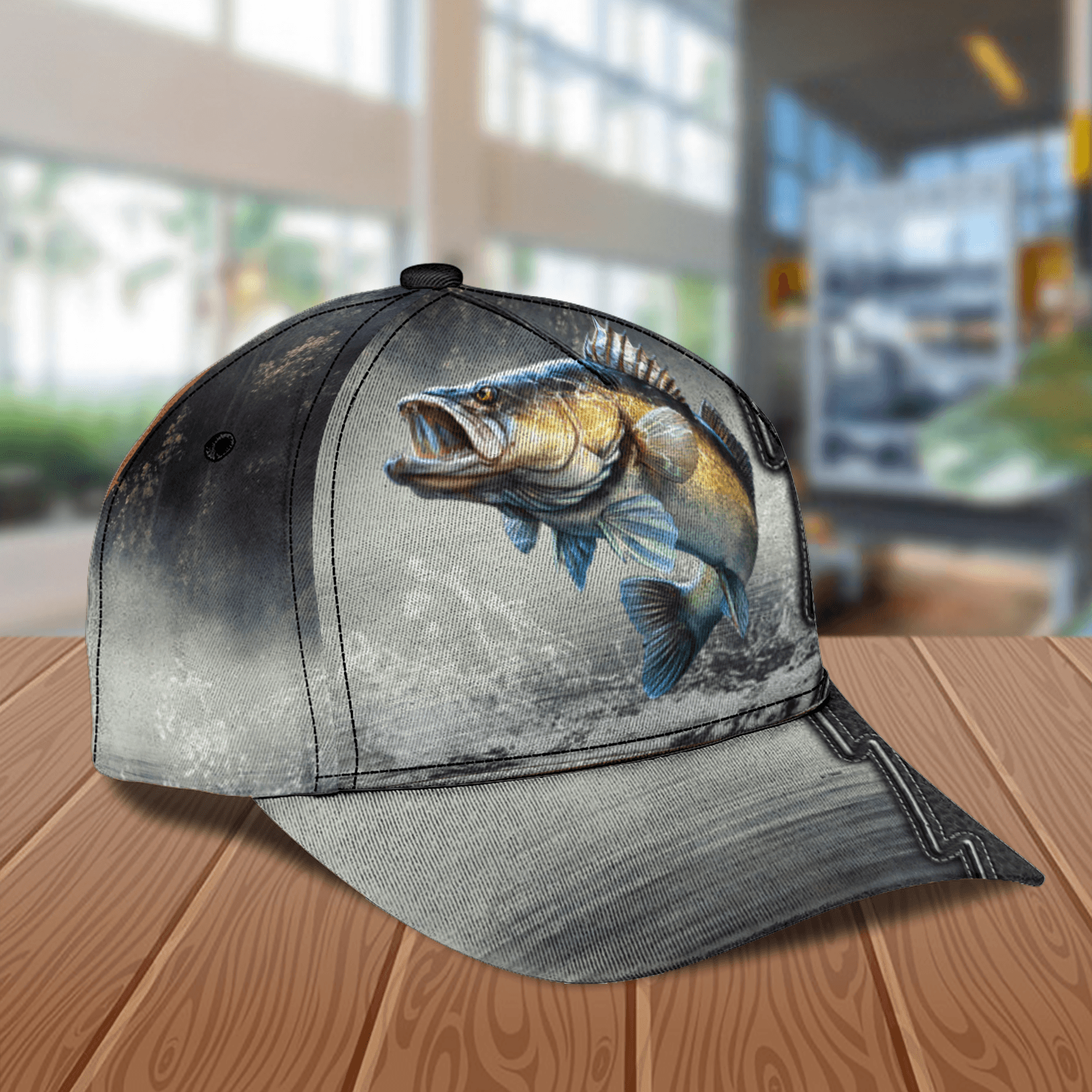 Fishing Personalized Classic Cap, Personalized Gift for Fishing Lovers - CP140PS11