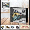 Fishing Personalized Men's Wallet, Personalized Gift for Fishing Lovers - HM017PS11 - BMGifts (formerly Best Memorial Gifts)