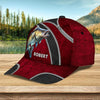 Fishing Red Black Zippers Personalized Cap, Personalized Gift for Fishing Lovers - CP313PS08 - BMGifts