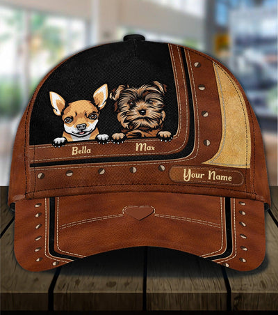 For Dog Lovers Personalized Classic Cap, Personalized Gift for Dog Lovers, Dog Dad, Dog Mom - CP016PS00 - BMGifts