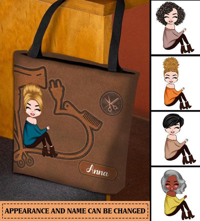 For Hairstylist Girl Personalized All Over Tote Bag - TO033PS01 - BMGifts