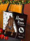 For Horse Lovers Personalized Tote Bag, Personalized Gift for Horse Lovers - TO031PS00 - BMGifts