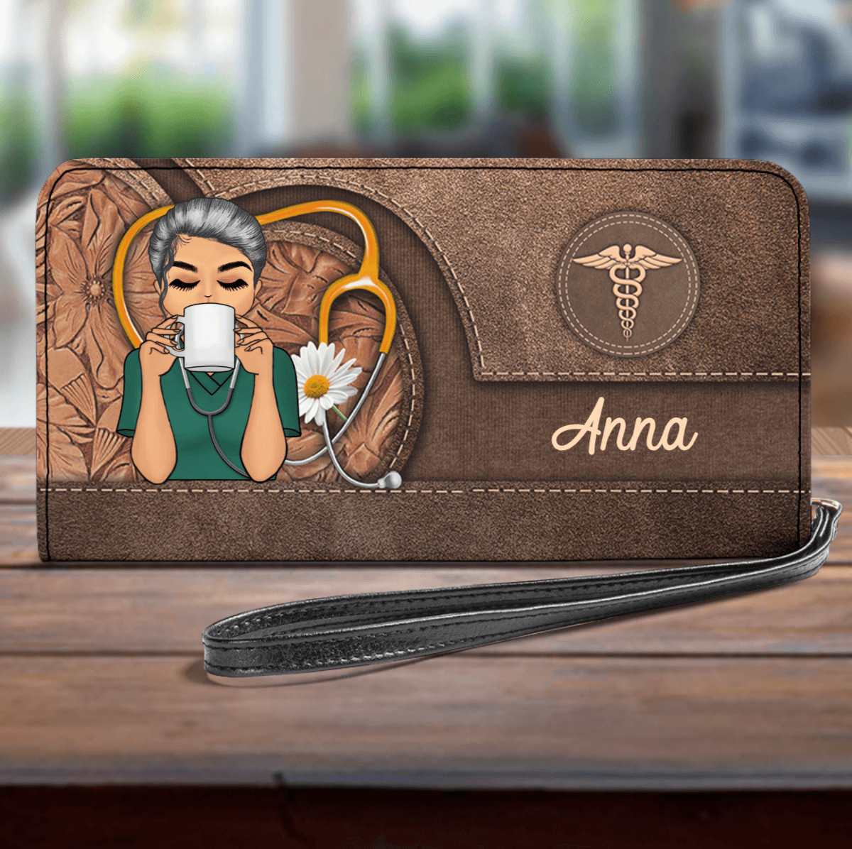 For Nurse Personalized Clutch Purse, Personalized Gift for Nurse - PU023PS01 - BMGifts