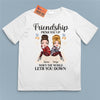Friendship Picks You Up Bestie Personalized Shirt, Personalized Gift for Besties, Sisters, Best Friends, Siblings - TS430PS01 - BMGifts
