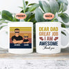 Gift For Father Awesome Personalized Mug, Personalized Gift for Dad, Papa, Parents, Father, Grandfather - MG055PS05 - BMGifts