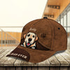 Gift For Father Dog Best Dog Dad Ever Brown Personalized Classic Cap, Personalized Gift for Dog Lovers, Dog Dad, Dog Mom - CP246PS07 - BMGifts