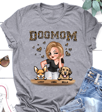 Gift for Father Dog Dad Personalized Shirt, Personalized Gift for Dog Lovers, Dog Dad, Dog Mom - TS158PS01 - BMGifts