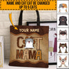 Gift For Mother Cat Mama Personalized All Over Tote Bag, Personalized Gift for Cat Lovers, Cat Mom, Cat Dad - TO093PS02 - BMGifts