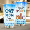 Gift For Mother Cat Mom Personalized Tumbler, Personalized Gift for Cat Lovers, Cat Mom, Cat Dad - TB079PS05 - BMGifts