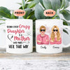 Gift for Mother Crazy Mother And Daughter Personalized Mug, Personalized Gift for Mom, Mama, Parents, Mother, Grandmother - MG050PS01 - BMGifts