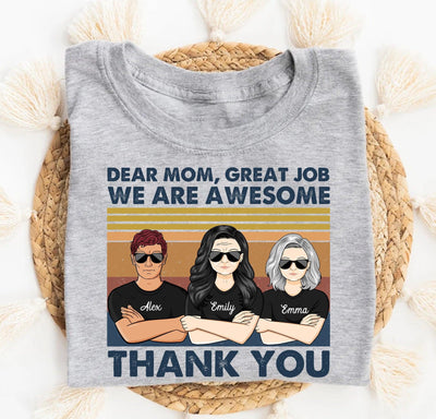 Gift For Mother Thank You Personalized Shirt, Personalized Gift for Mom, Mama, Parents, Mother, Grandmother - TS170PS02 - BMGifts