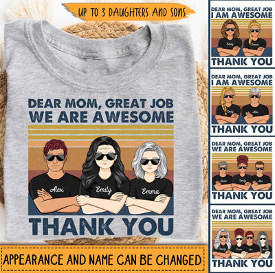 Gift For Mother Thank You Personalized Shirt, Personalized Gift for Mom, Mama, Parents, Mother, Grandmother - TS170PS02 - BMGifts