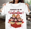 Grandkids Are My Valentine Grandma Personalized Shirt, Personalized Valentine Gift for Nana, Grandma, Grandmother, Grandparents - TS534PS01 - BMGifts