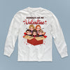 Grandkids Are My Valentine Grandma Personalized Shirt, Personalized Valentine Gift for Nana, Grandma, Grandmother, Grandparents - TS534PS01 - BMGifts