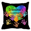 Grandma's Sweethearts Personalized Pillow, Personalized Mother's Day Gift for Nana, Grandma, Grandmother, Grandparents - PL025PS05 - BMGifts