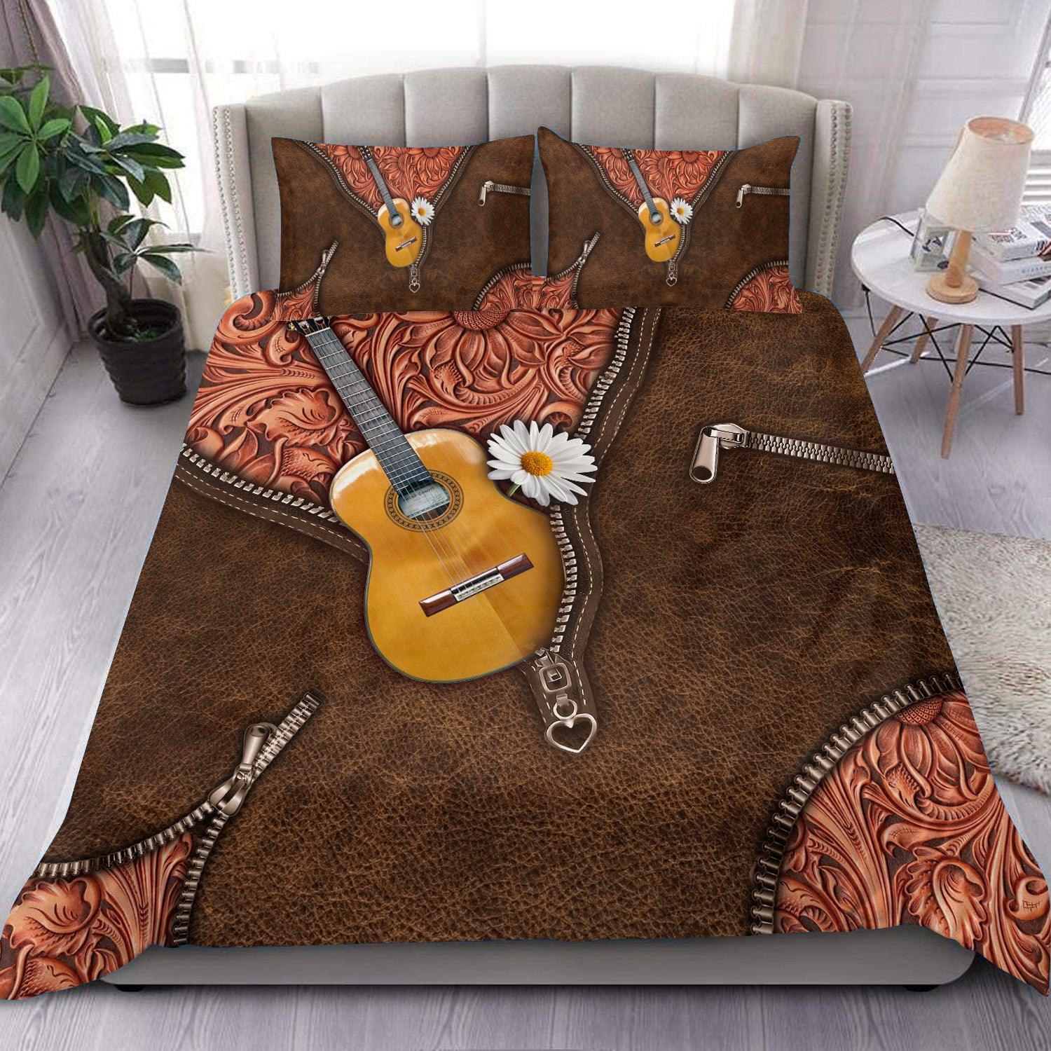 Guitar Bedding Set, Gift for Music Lovers, Guitar Lovers - BD099PA - BMGifts
