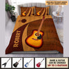 Guitar Personalized Bedding Set, Personalized Gift for Music Lovers, Guitar Lovers - BD142PS05 - BMGifts