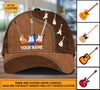 Guitar Personalized Classic Cap, Personalized Gift for Music Lovers, Guitar Lovers - CP075PS04 - BMGifts