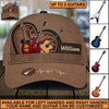 Guitar Personalized Classic Cap, Personalized Gift for Music Lovers, Guitar Lovers - CP099PS05 - BMGifts