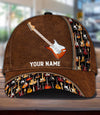 Guitar Personalized Classic Cap, Personalized Gift for Music Lovers, Guitar Lovers - CP123PS05 - BMGifts