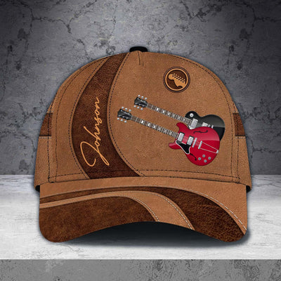 Guitar Personalized Classic Cap, Personalized Gift for Music Lovers, Guitar Lovers - CP208PS05 - BMGifts