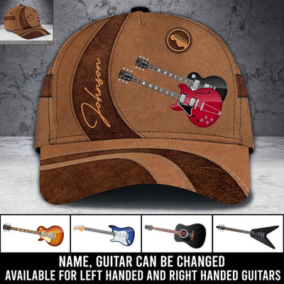 Guitar Personalized Classic Cap, Personalized Gift for Music Lovers, Guitar Lovers - CP208PS05 - BMGifts