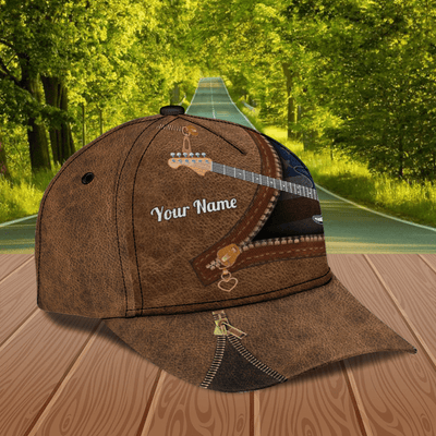 Guitar Personalized Classic Cap, Personalized Gift for Music Lovers, Guitar Lovers - CP247PS05 - BMGifts
