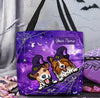 Halloween Dog Purple Personalized All Over Tote Bag, Halloween Gift, Personalized Gift for Dog Lovers, Dog Dad, Dog Mom - TO063PS01 - BMGifts